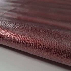 bordo Metal exclusive saffiano embossed over cowleather side