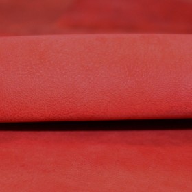 piel de cabra rustico envejecido mate rojo