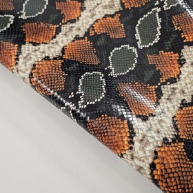 cuero exclusivo grabado piel de serpiente - curtidos sevillano