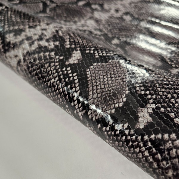 SNAKE EMBOSSED LEATHER