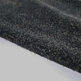 black cowsuede leather