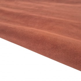 brown cognac cowsuede leather