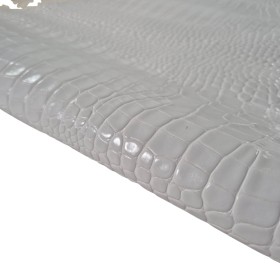 White Coco embossed Leather - Curtidos Sevillano